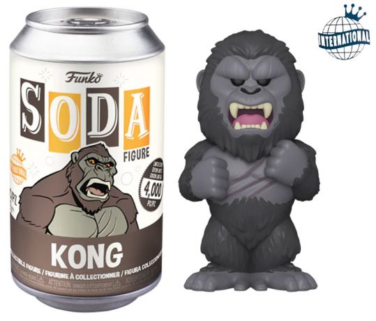 Figurine Funko Soda Godzilla vs Kong Kong (Canette Marron)