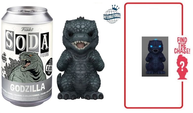 Figurine Funko Soda Godzilla vs Kong Godzilla (Canette Grise)