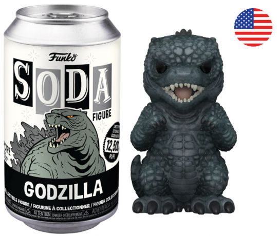 Figurine Funko Soda Godzilla vs Kong Godzilla (Canette Noire)