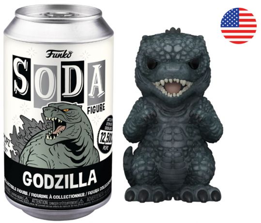 Figurine Funko Soda Godzilla vs Kong Godzilla (Canette Noire)