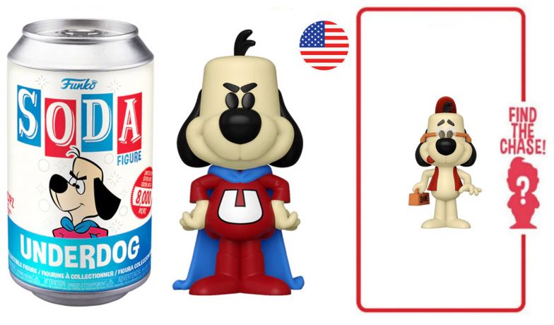 Figurine Funko Soda Underdog Underdog (Canette Bleue)