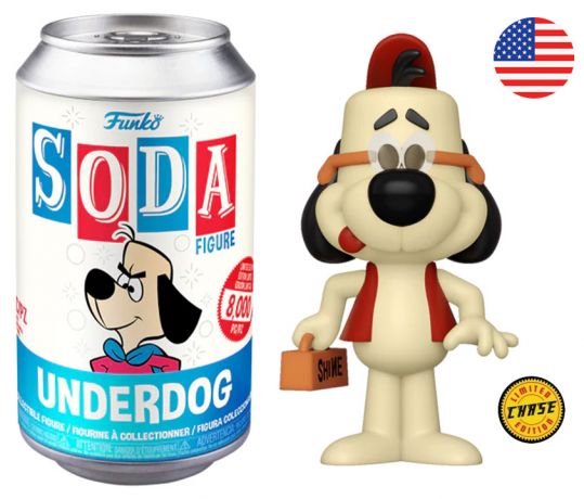 Figurine Funko Soda Underdog Underdog (Canette Bleue) [Chase]