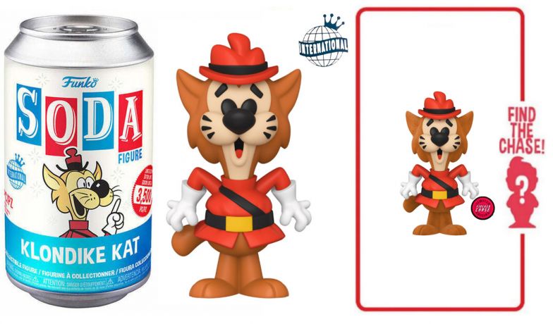 Figurine Funko Soda Underdog Klondike Kat (Canette Bleue)