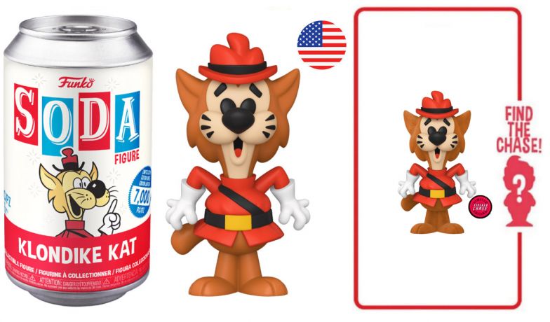 Figurine Funko Soda Underdog Klondike Kat (Canette Rouge)