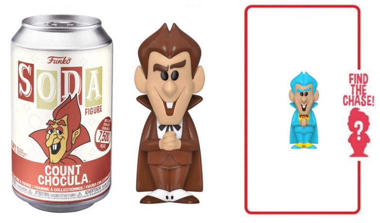 Figurine Funko Soda Icônes de Pub Count Chocula (Canette Marron)