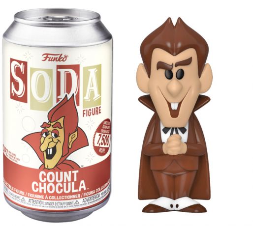 Figurine Funko Soda Icônes de Pub Count Chocula (Canette Marron)