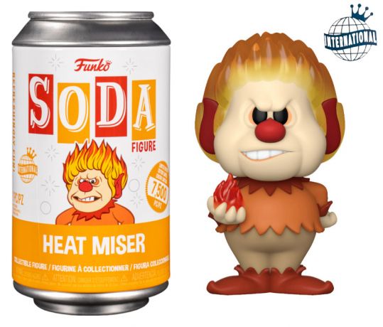 Figurine Funko Soda L'année sans Père Noël Heat Miser (Canette Orange)