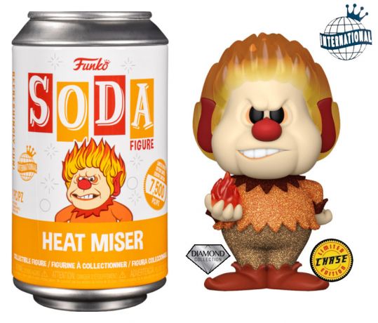 Figurine Funko Soda L'année sans Père Noël Heat Miser (Canette Orange) [Chase]