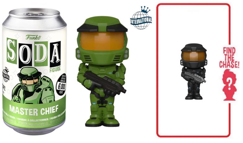 Figurine Funko Soda Halo Master Chief (Canette Verte)