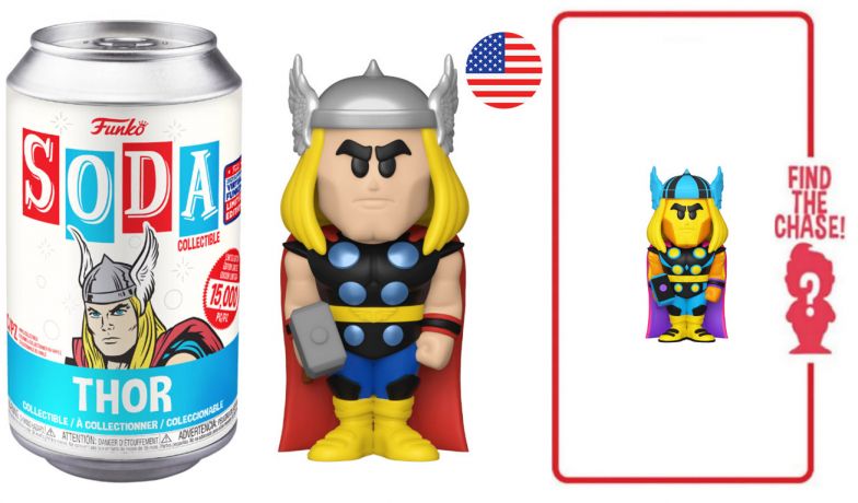 Figurine Funko Soda Marvel Comics Thor (Canette Bleue)