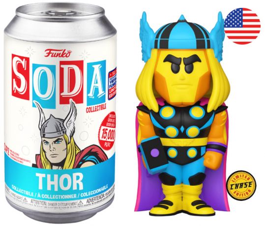 Figurine Funko Soda Marvel Comics Thor (Canette Bleue) [Chase]