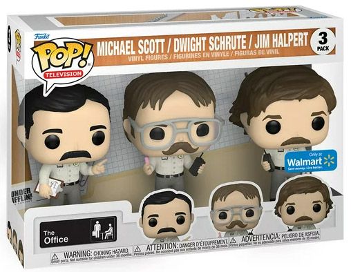 Figurine Funko Pop The Office Michael Scott / Dwight Schrute / Jim Halpert - Pack