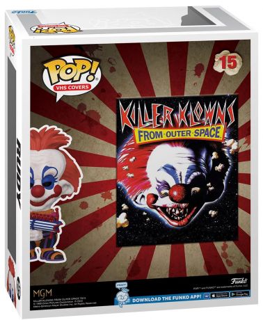 Figurine Funko Pop Les Clowns tueurs venus d'ailleurs #15 Rudy - VHS Cover