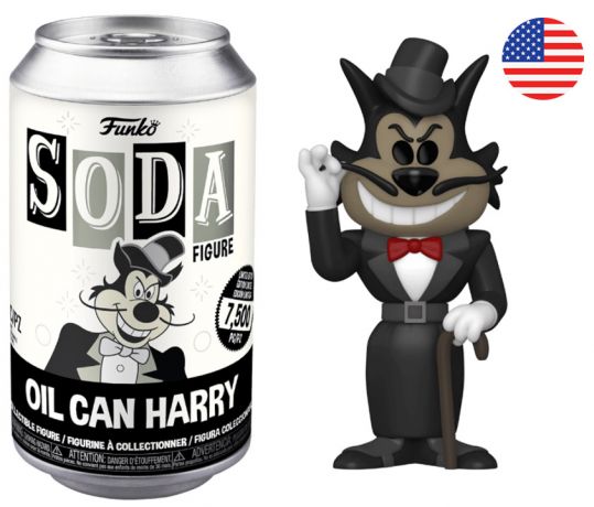 Figurine Funko Soda Super-Souris Oil Can Harry (Canette Noire)