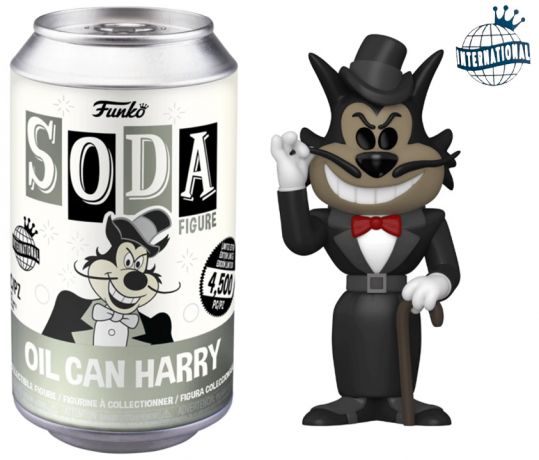 Figurine Funko Soda Super-Souris Oil Can Harry (Canette Grise)