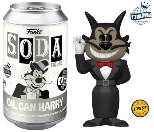 Figurine Funko Soda Super-Souris Oil Can Harry (Canette Grise) [Chase]