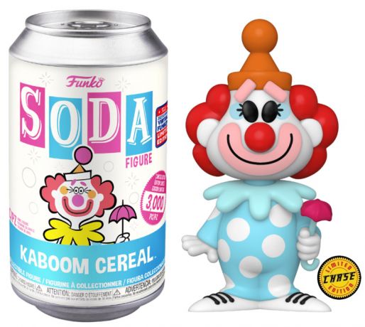 Figurine Funko Soda Icônes de Pub Kaboom Cereal (Canette Bleue) [Chase]