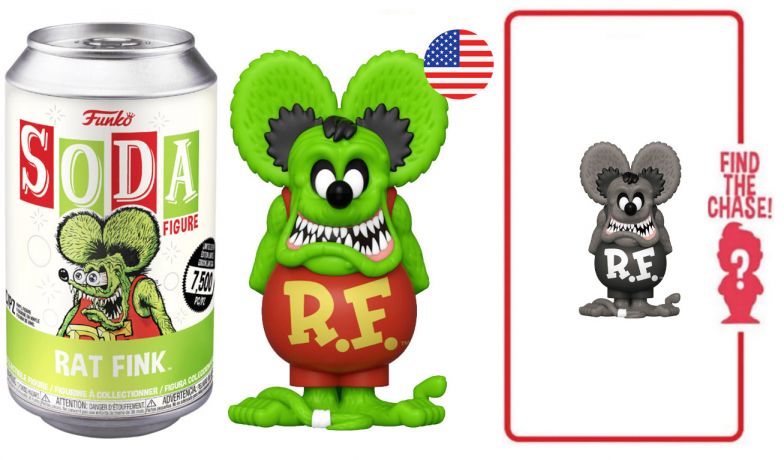 Figurine Funko Soda Rat Fink Rat Fink (Canette Verte)