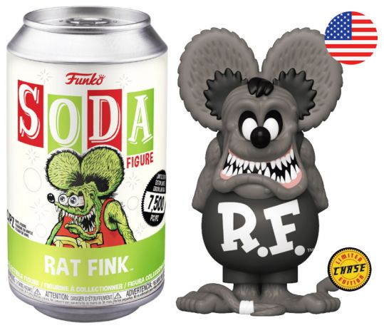 Figurine Funko Soda Rat Fink Rat Fink (Canette Verte) [Chase]