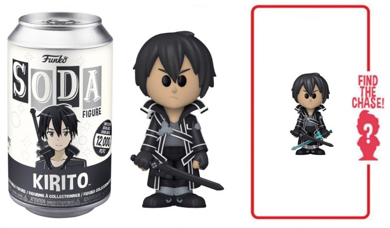 Figurine Funko Soda Sword Art Online Kirito (Canette Noire)