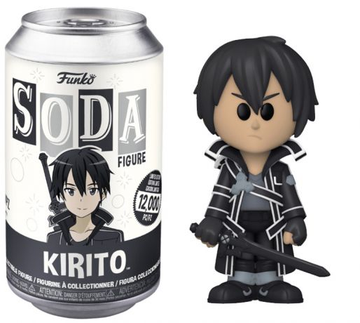 Figurine Funko Soda Sword Art Online Kirito (Canette Noire)