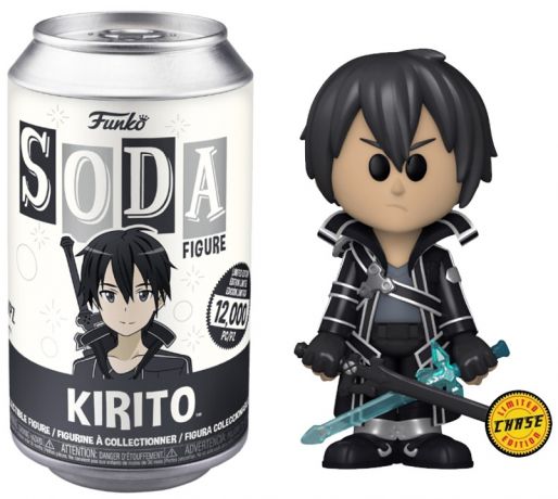 Figurine Funko Soda Sword Art Online Kirito (Canette Noire) [Chase]
