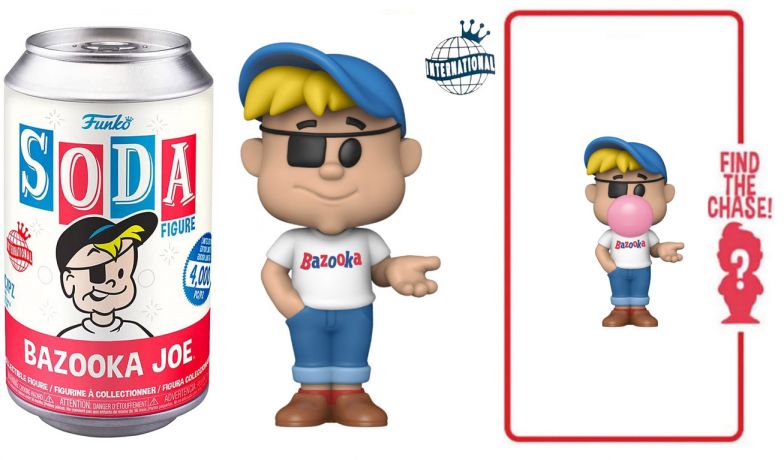 Figurine Funko Soda Icônes de Pub Bazooka Joe (Canette Rouge)