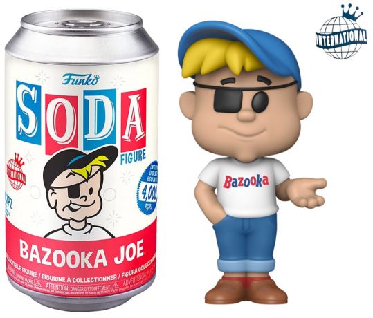 Figurine Funko Soda Icônes de Pub Bazooka Joe (Canette Rouge)
