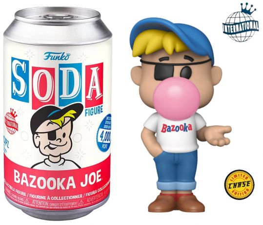 Figurine Funko Soda Icônes de Pub Bazooka Joe (Canette Rouge) [Chase]