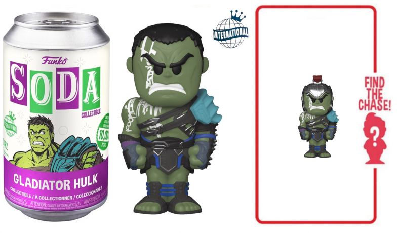 Figurine Funko Soda Thor Ragnarok [Marvel] Gladiator Hulk (Canette Violette)