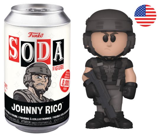 Figurine Funko Soda Starship Troopers Johnny Rico (Canette Noire)