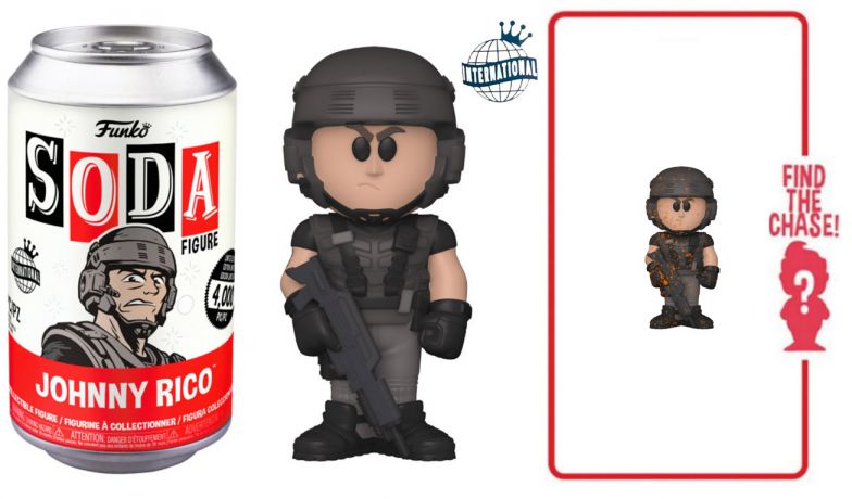 Figurine Funko Soda Starship Troopers Johnny Rico (Canette Rouge)