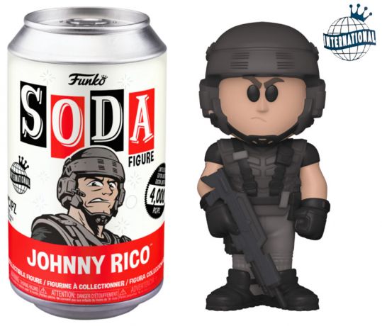 Figurine Funko Soda Starship Troopers Johnny Rico (Canette Rouge)