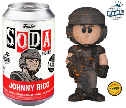 Figurine Funko Soda Starship Troopers Johnny Rico (Canette Rouge) [Chase]