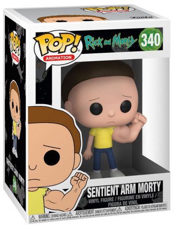 Figurine Funko Pop Rick et Morty #340 Morty - Bras sensible