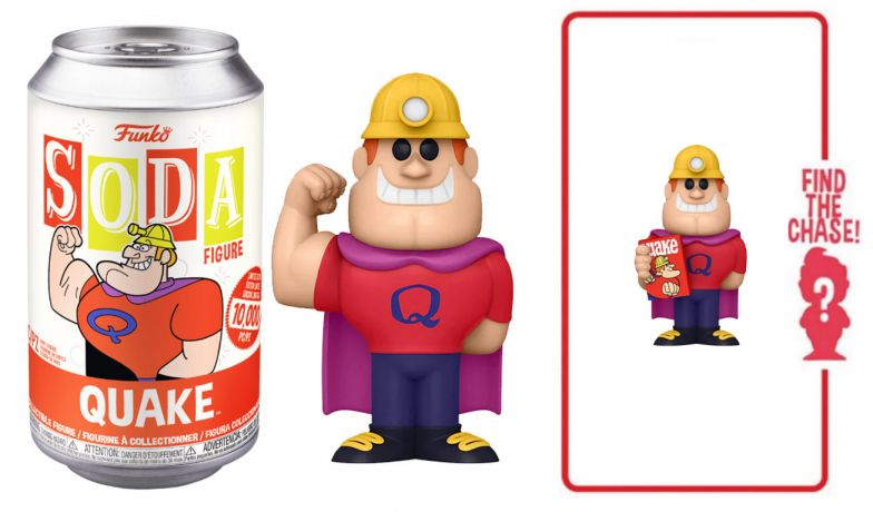 Figurine Funko Soda Icônes de Pub Quake (Canette Rouge)