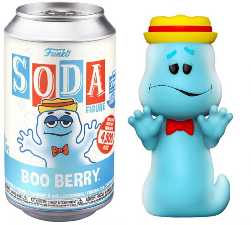 Figurine Funko Soda Icônes de Pub Boo Berry (Canette Bleue)