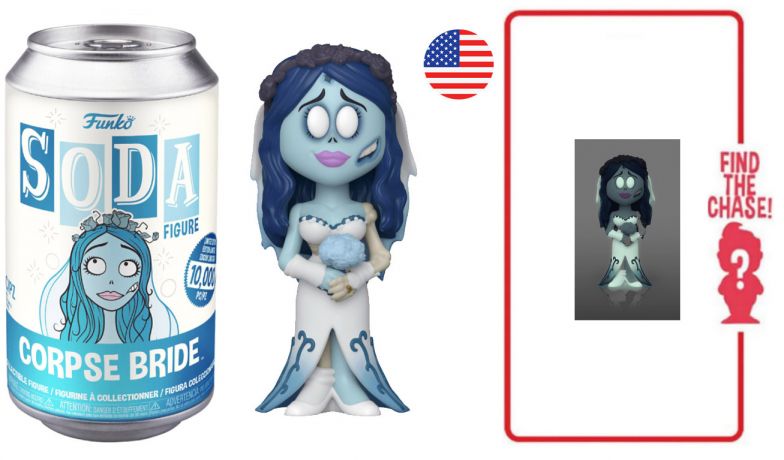 Figurine Funko Soda Les Noces funèbres Corpse Bride (Canette Blue)