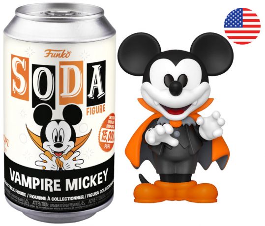 Figurine Funko Soda Disney Vampire Mickey (Canette Noire)