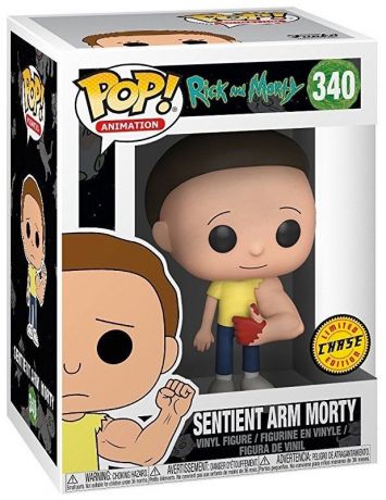 Figurine Funko Pop Rick et Morty #340 Morty - Bras sensible - Pouce en l'air [Chase]
