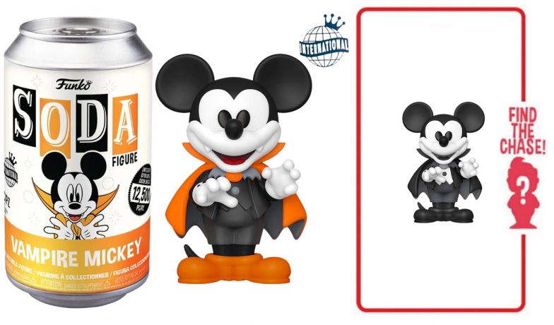 Figurine Funko Soda Disney Vampire Mickey (Canette Orange)