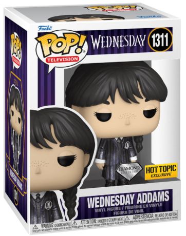 Figurine Funko Pop Mercredi #1311 Mercredi Addams - Diamant