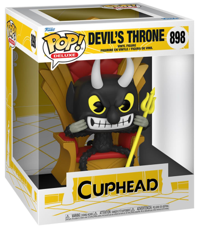 Figurine Funko Pop Cuphead #898 Le Diable sur trône