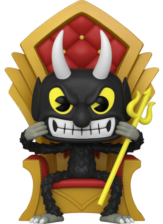 Figurine Funko Pop Cuphead #898 Le Diable sur trône