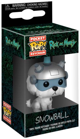 Figurine Funko Pop Rick et Morty Snowball - Porte-clés