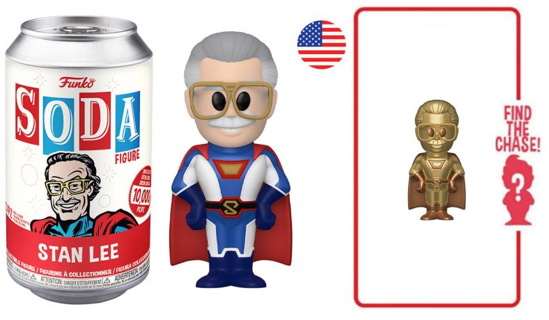 Figurine Funko Soda Stan Lee Stan Lee (Canette Rouge)