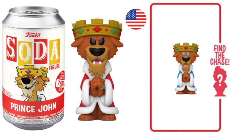 Figurine Funko Soda Robin des Bois [Disney] Prince John (Canette Rouge)