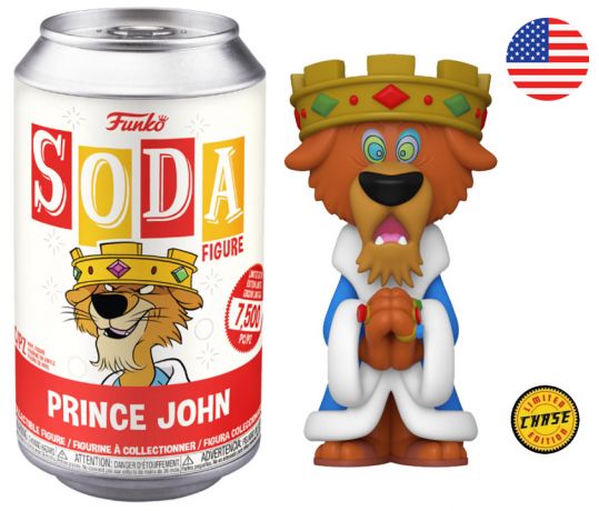 Figurine Funko Soda Robin des Bois [Disney] Prince John (Canette Rouge) [Chase]