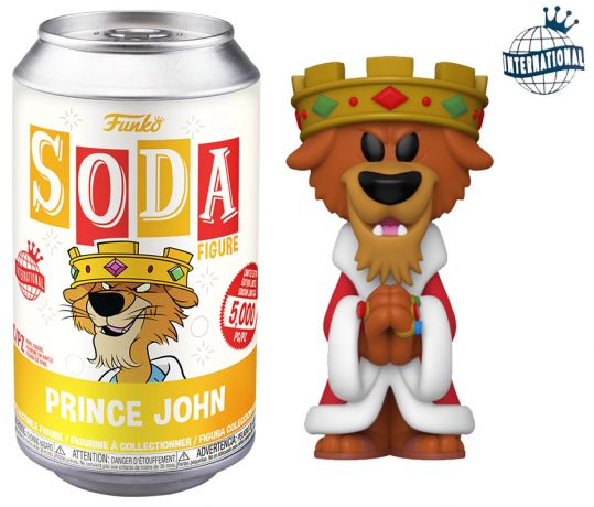 Figurine Funko Soda Robin des Bois [Disney] Prince John (Canette Jaune)