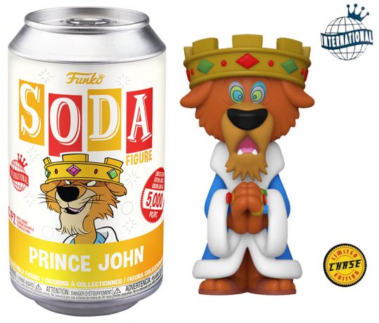 Figurine Funko Soda Robin des Bois [Disney] Prince John (Canette Jaune) [Chase]